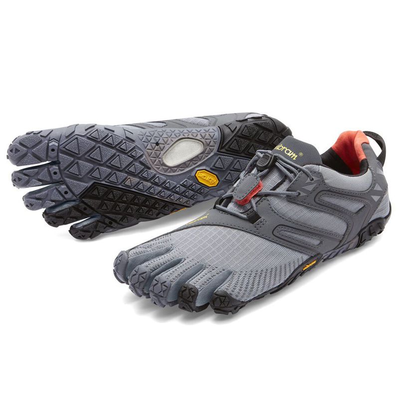 Vibram FiveFingers V-Trail Férfi Edzőcipő - Szürke STNI094